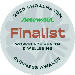 2026 Shoalhaven Business Awards Finalist - Workplace Health and Wellbeing 2026 Shoalhaven Business Awards Finalist - Workplace Health and Wellbeing